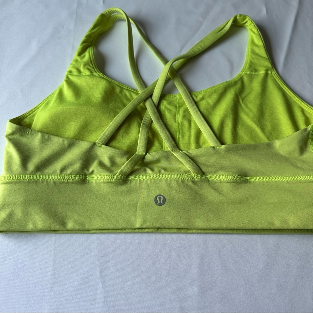 Lululemon Athletic Green Intimates Sports Bra (missing stitch shown in pictures)